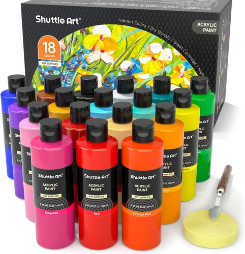 Acrylfarben set farben - acrylfarben, 18