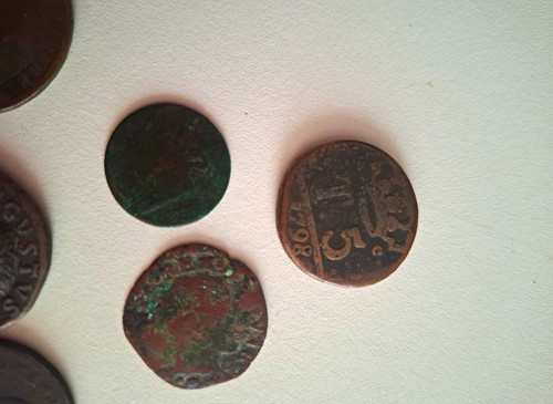 Alten münzen aus bronze - alten,