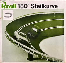 Revell 180° Steilkurve OVP, top u. vollständig, Autorennbahn, Schienen, Slotcar