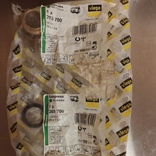 Viega SANPRESS  halbe Verschraubung flachdichtend   4 x Pressfitting  28x11/4