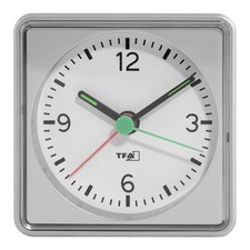 TFA® Wecker silber Kunststoff