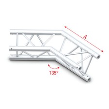 Milos Pro-30 Triangle F Truss - Ecke 135° 3-Punkt Traverse Veranstaltung Licht