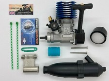 Nitro Motor 1/10 Universal RC Buggy LKW Auto mit + Auspuff + Filter + Stecker