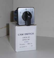 Dahlanderschalter Zwei-Geschwindigkeiten-Schalter 20A neu 2 Drehzahlen 1-0-2