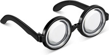 Nerd Brille Schwarz,Runde
