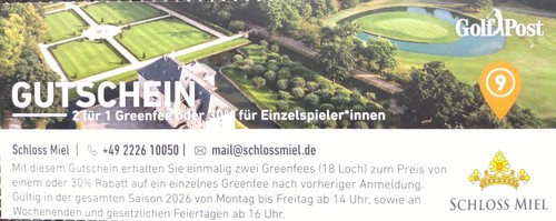 Greenfee gutschein golf - greenfee,