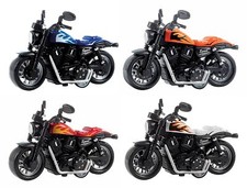 MOTORRAD Chopper mit Rückzug 9cm Modell Motorcycle Bike Spielzeug Kinder 4Var 05