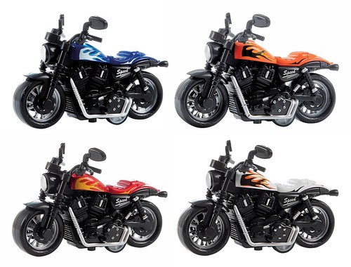 Motorrad chopper mit rückzug - motorrad,