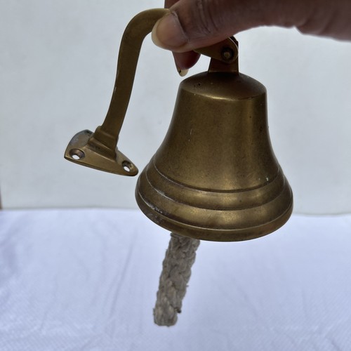 Antike messing schiffsglocke - antike,