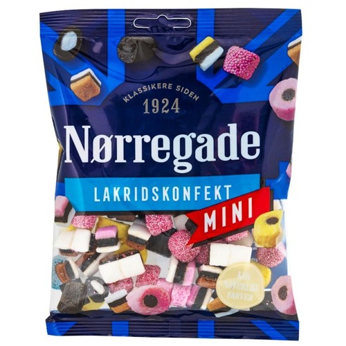Nørregade lakritzkonfekt 300g - nørregade,