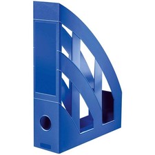 10 Stehsammler für DIN A4 aus Kunststoff blau bridge - 2. Wahl / B-Ware