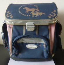 Schulranzen von Sammies by Samsonite Tornister Ranzen Tasche Pferdemotiv Jeansbl