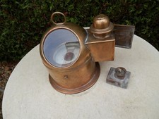 Vintage Marine Objekt: Kompass Cassens & Plath Bremen im Innenraum