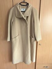 Damen Mantel Hensel und Mortensen CALW 100 % reines Naturhaar Größe M in beige