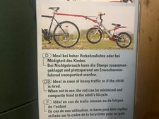 Fahrrad Tandemstange Koala rot