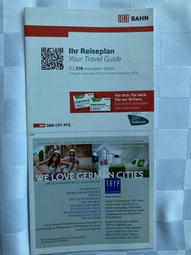 Ihr reiseplaner ice 276 - reiseplaner,