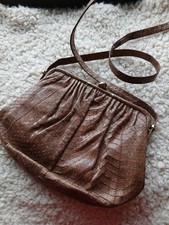 Alte Handtasche Kroko Optik