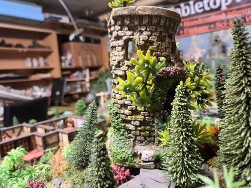 Turmruine bemalt tabletop - "turmruine",