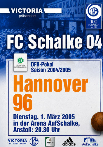 Schalke poster hannover - fc, 04
