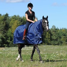 Bucas M Navy Ausreit-Regendecke Rain Protector Ausreitdecke
