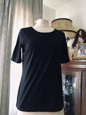 schwarze Chanel-Wollbluse