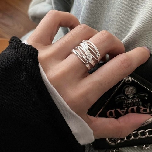 Damen ring reihen breit - damen, offen