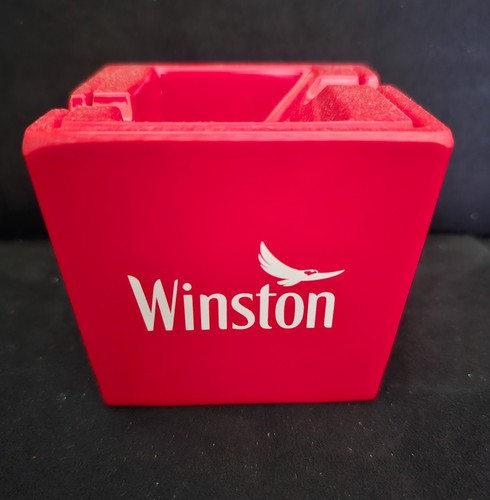 Winston aschenbecher rot - l,
