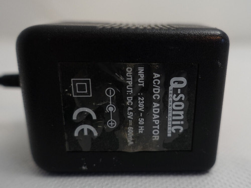Sonic adaptor 4 5v - q-sonic, adaptor,