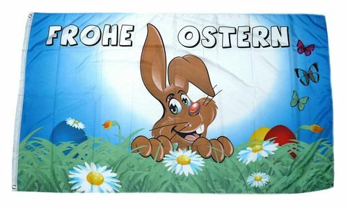 Fahne flagge frohe ostern - flagge,