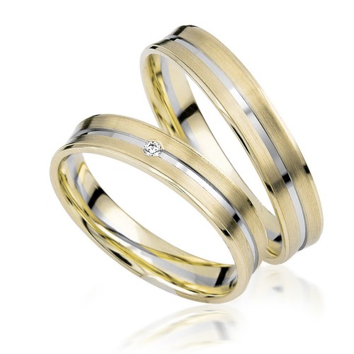 2x333 gold trauringe - 2x333,