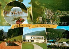 Hoefen Enz Schwallbrause Fliegeraufnahme Wassertretanlage Haus des Gastes Panora