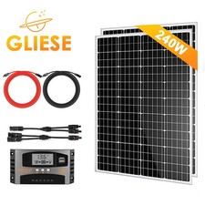 240W Solaranlage Komplettpaket Solarmodul Inselanlage Wohnmobil Solarpanel Set