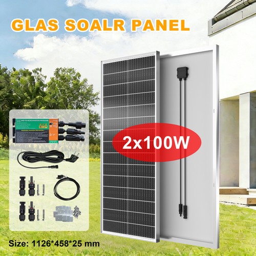 Solarmodul 200 watt mono glas - solarmodul,