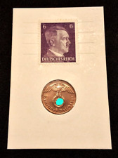 Münz- und Briefmarken-Sammlerkarte, 3. Reich