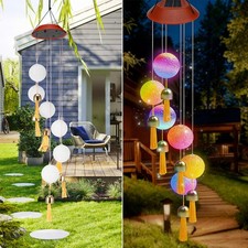 LED Solar Windspiel Gartendeko