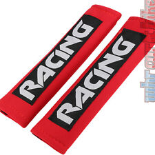 Eufab Gurtpolster 2 Zoll Gurtschoner rot Racing 50mm mit Klettverschluss