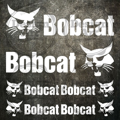 Bobcat aufkleber sticker mini