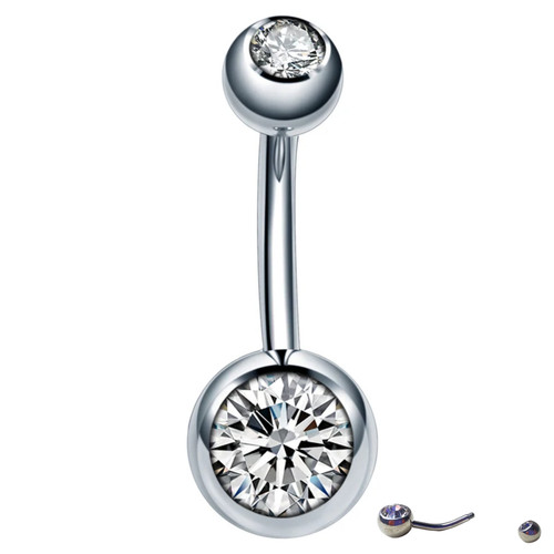 Bauchnabelpiercing titan - bauchnabelpiercing,