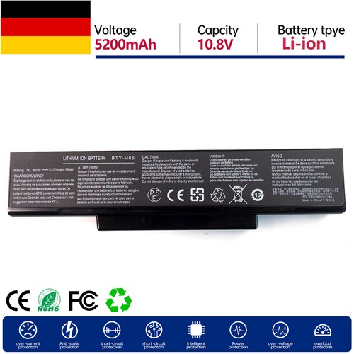 Bty m66 akku für msi - akku,
