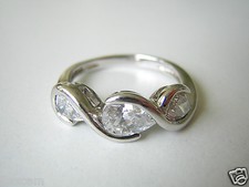 925 Sterlingsilber Ring Steine