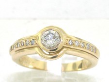 Brillant Ring 750 Gelbgold