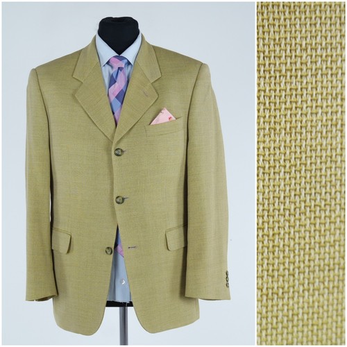 Herren strick blazer gelb - strick,