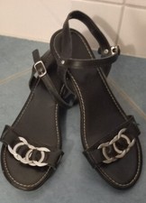 ? Schwarze Leder Sandalen von Dave Mayer Gr.40  (Neu)?