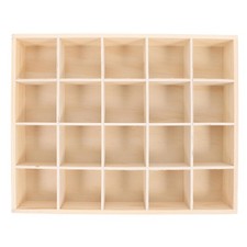 Setzkasten aus Holz für