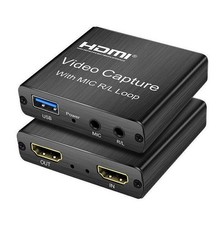 4K USB 3.0 auf HDMI Videoaufnahmekarte 1080P 60fps HD Videorecorder Grabber