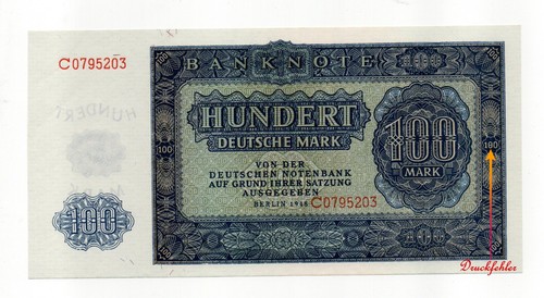 100 mark ddr 1948 serie - 100,