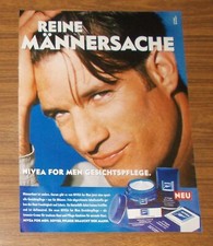 Seltene Werbung vintage NIVEA FOR MEN Intensiv Creme & Pflege Emulsion 1995