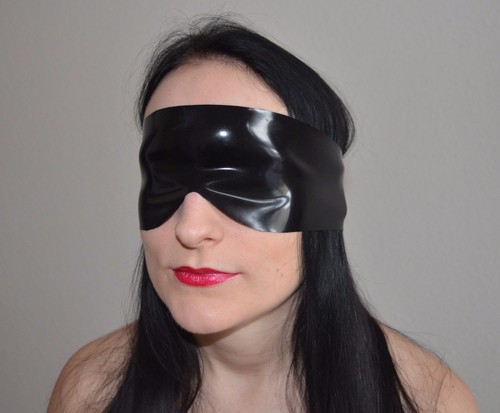 Latex augebinde schlafmaske - latex,