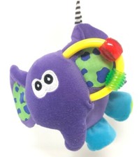 Baby Plüsch Anhänger Elefant - Motorik Spielzeug - als Mobile ca. 15 cm (W49)