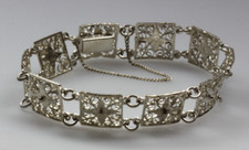 Vintage 800 Silber Armband 11